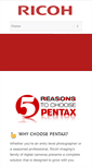 Mobile Screenshot of pentaxph.com